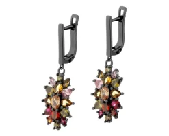 Kolczyki srebrne z cyrkoniami