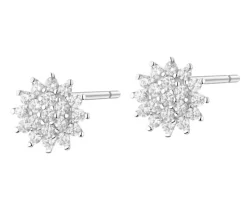 Kolczyki srebrne z cyrkoniami