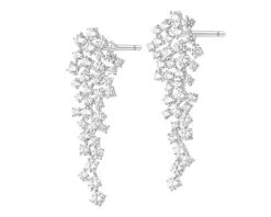 Kolczyki srebrne z cyrkoniami