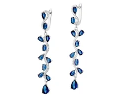 Kolczyki srebrne z cyrkoniami