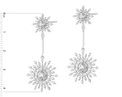 Kolczyki srebrne z cyrkoniami