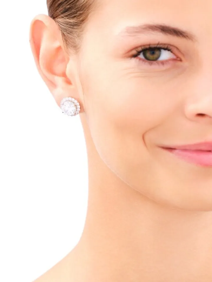 Kolczyki srebrne z cyrkoniami