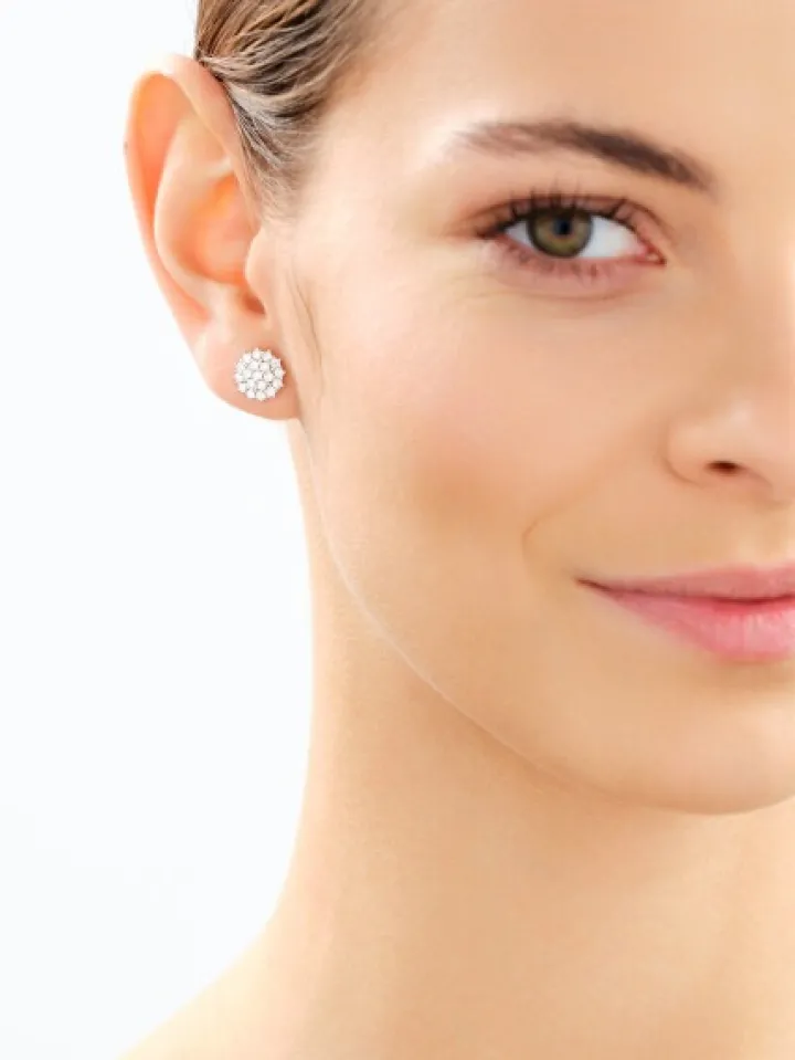 Kolczyki srebrne z cyrkoniami