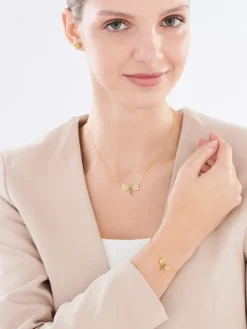 Kolczyki srebrne z cyrkoniami - ważki