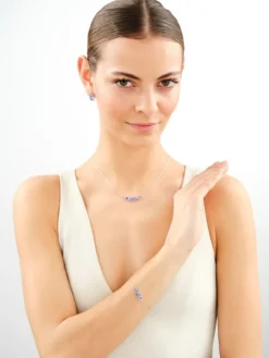 Kolczyki srebrne z cyrkoniami - koła