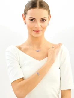 Kolczyki srebrne z cyrkoniami - koła