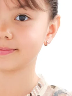 Kolczyki srebrne z cyrkoniami - serca