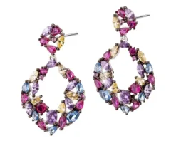 Kolczyki srebrne z cyrkoniami