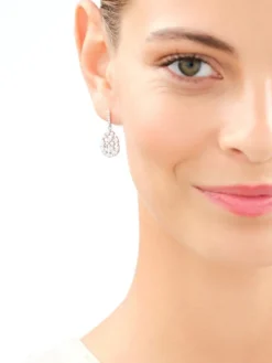 Kolczyki srebrne z cyrkoniami