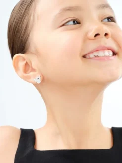 Kolczyki srebrne z cyrkoniami i emalią - Harry Potter, Warner Bros. Discovery