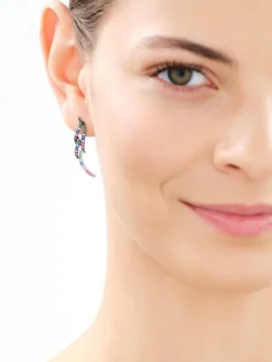 Kolczyki srebrne z cyrkoniami