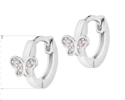 Kolczyki srebrne z cyrkoniami