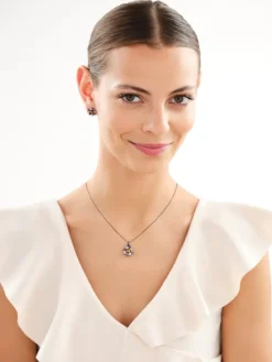 Kolczyki srebrne z cyrkoniami