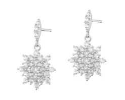 Kolczyki srebrne z cyrkoniami