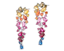 Kolczyki srebrne z cyrkoniami