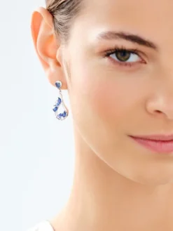 Kolczyki srebrne z cyrkoniami