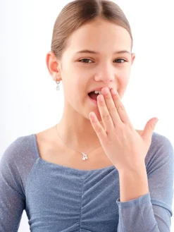 Kolczyki srebrne z cyrkoniami i emalią - jednorożce