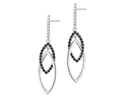 Kolczyki srebrne z cyrkoniami