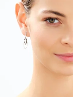 Kolczyki srebrne z cyrkoniami