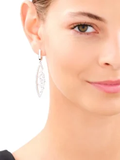 Kolczyki srebrne z cyrkoniami