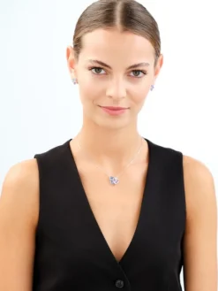 Kolczyki srebrne z cyrkoniami