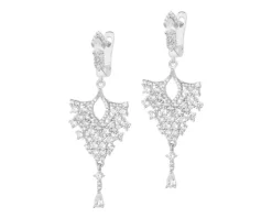 Kolczyki srebrne z cyrkoniami