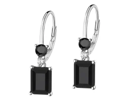 Kolczyki srebrne z cyrkoniami