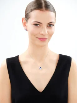 Kolczyki srebrne z cyrkoniami