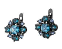 Kolczyki srebrne z cyrkoniami