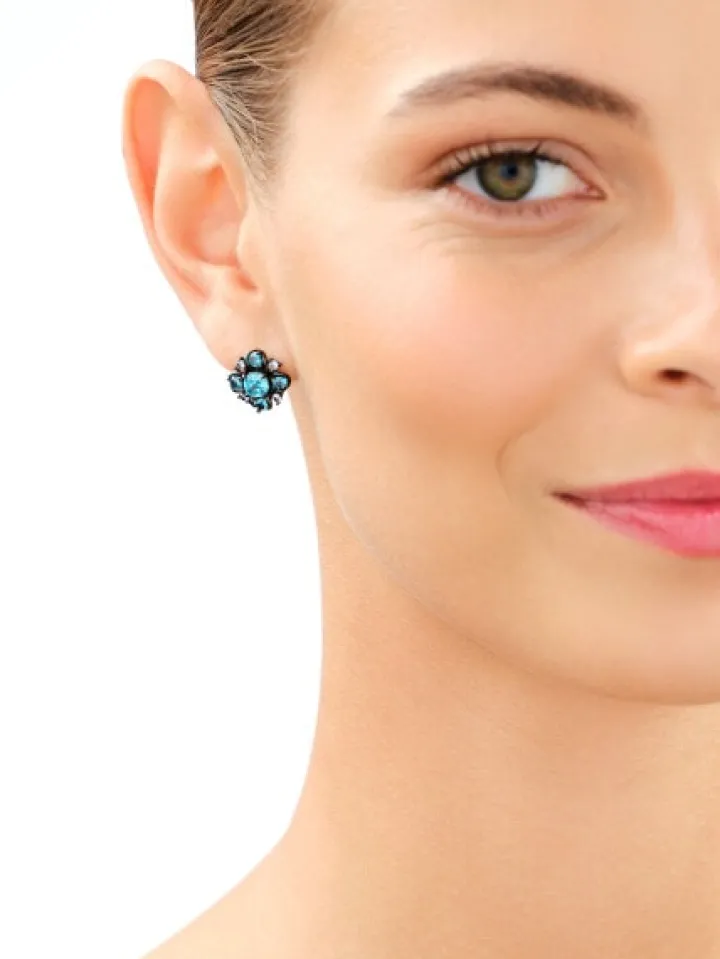 Kolczyki srebrne z cyrkoniami