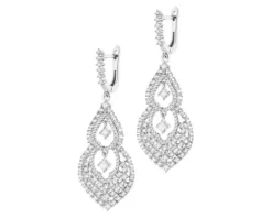 Kolczyki srebrne z cyrkoniami