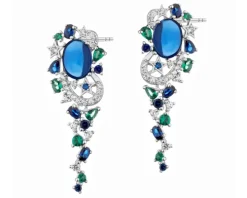 Kolczyki srebrne z cyrkoniami