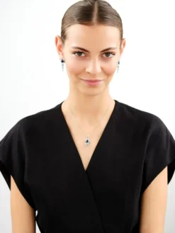 Kolczyki srebrne z cyrkoniami