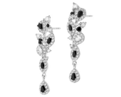 Kolczyki srebrne z cyrkoniami