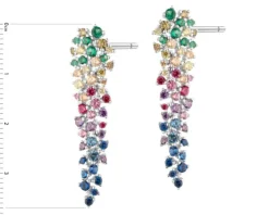 Kolczyki srebrne z cyrkoniami