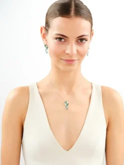 Kolczyki srebrne z cyrkoniami