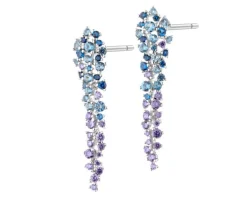 Kolczyki srebrne z cyrkoniami