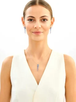 Kolczyki srebrne z cyrkoniami