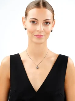 Kolczyki srebrne z cyrkoniami