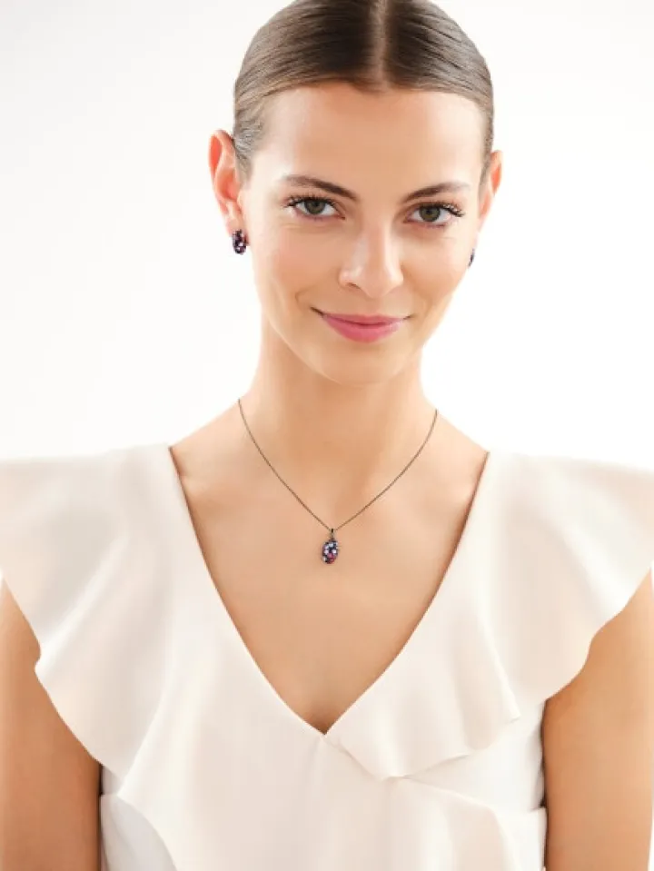 Kolczyki srebrne z cyrkoniami