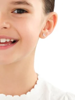 Kolczyki srebrne z emalią