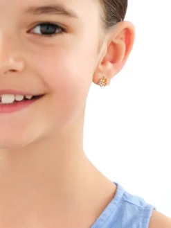 Kolczyki srebrne z emalią - Tom and Jerry, Jerry, Warner Bros. Discovery