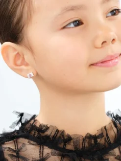 Kolczyki srebrne z emalią - Harry Potter, list z Hogwartu, Warner Bros. Discovery