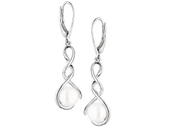 Kolczyki srebrne z perłami