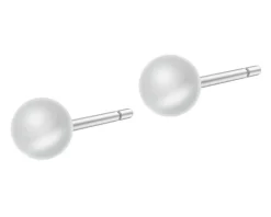 Kolczyki srebrne z perłami