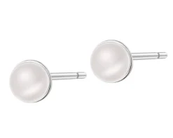 Kolczyki srebrne z perłami
