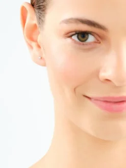 Kolczyki z białego złota z brylantami - 0,65 ct - próba 585