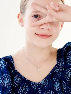 Kolczyki z białego złota z brylantami laboratoryjnymi - koła - 3,00 ct - próba 750