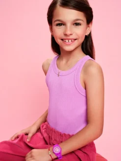 Kolczyki z żółtego złota z diamentami - koty - 0,01 ct - próba 585