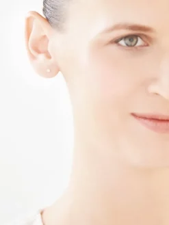 Kolczyki z żółtego złota z diamentami i cytrynami - próba 375